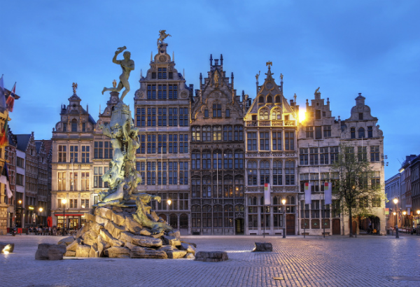 Antwerp at night